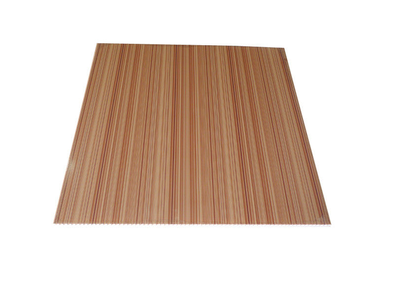 Wood Grain Ceiling Panels Fireproof Pvc False Ceiling Tiles
